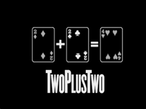 2plus2 poker forum.